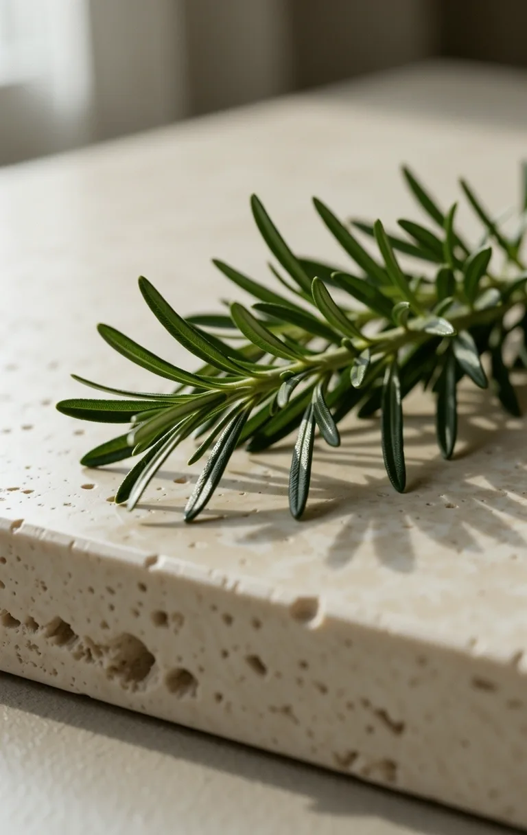 Botanical textures and stone